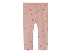 Name It pale mauve panda leggings
